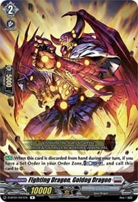 Fighting Dragon, Goldog Dragon - D-BT01: Genesis of the Five Greats - Cardfight Vanguard card