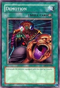 Demotion - Dark Revelation Volume 1 - YuGiOh card
