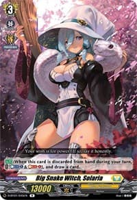 Big Snake Witch, Solaria - D-BT01: Genesis of the Five Greats - Cardfight Vanguard card