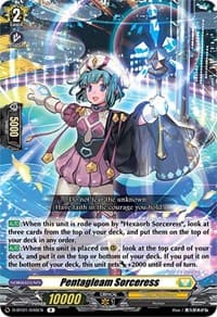 Pentagleam Sorceress - D-BT01: Genesis of the Five Greats - Cardfight Vanguard card