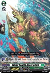 Sylvan Horned Beast, Agleo - D-BT01: Genesis of the Five Greats - Cardfight Vanguard card