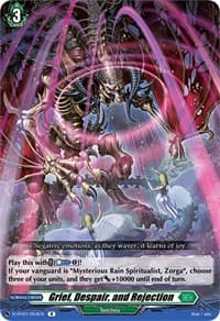 Grief, Despair, and Rejection - D-BT01: Genesis of the Five Greats - Cardfight Vanguard card