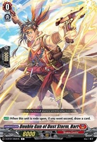 Double Gun of Dust Storm, Bart - D-BT01: Genesis of the Five Greats - Cardfight Vanguard card
