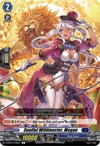 Soulful Wildmaster, Megan - D-BT01: Genesis of the Five Greats - Cardfight Vanguard card
