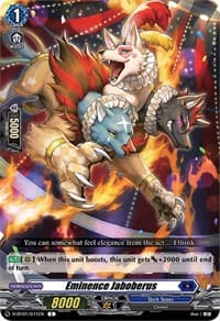 Eminence Jaboberus - D-BT01: Genesis of the Five Greats - Cardfight Vanguard card