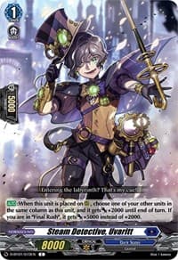 Steam Detective, Uvaritt - D-BT01: Genesis of the Five Greats - Cardfight Vanguard card