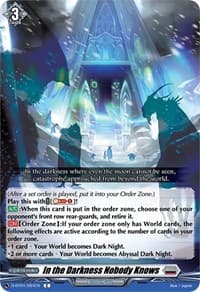 In the Darkness Nobody Knows - D-BT01: Genesis of the Five Greats - Cardfight Vanguard card