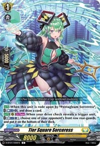 Tier Square Sorceress - D-BT01: Genesis of the Five Greats - Cardfight Vanguard card