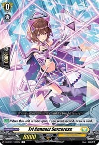 Tri Connect Sorceress - D-BT01: Genesis of the Five Greats - Cardfight Vanguard card
