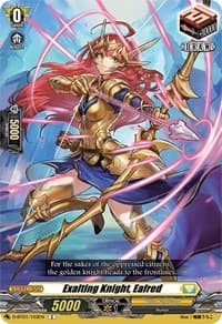 Exalting Knight, Eafred - D-BT01: Genesis of the Five Greats - Cardfight Vanguard card