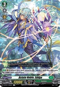 Astute Noble, Eddga - D-BT01: Genesis of the Five Greats - Cardfight Vanguard card
