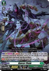 Rancor Chain - D-BT01: Genesis of the Five Greats - Cardfight Vanguard card