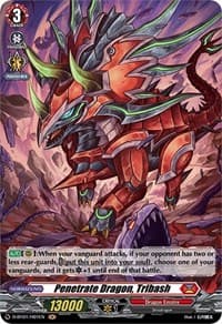 Penetrate Dragon, Tribash (Holo) - D-BT01: Genesis of the Five Greats - Cardfight Vanguard card