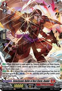 Cataclysmic Bullet of Dust Storm, Randor (Holo) - D-BT01: Genesis of the Five Greats - Cardfight Vanguard card
