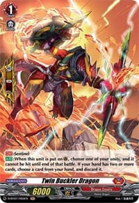 Twin Buckler Dragon (Holo) - D-BT01: Genesis of the Five Greats - Cardfight Vanguard card