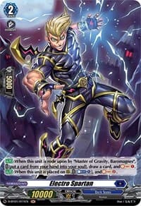 Electro Spartan (Holo) - D-BT01: Genesis of the Five Greats - Cardfight Vanguard card