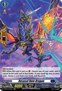 Recusal Hate Dragon (Holo) - D-BT01: Genesis of the Five Greats - Cardfight Vanguard card