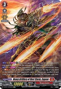 Heavy Artillery of Dust Storm, Eugene (SP) - D-BT01: Genesis of the Five Greats - Cardfight Vanguard card