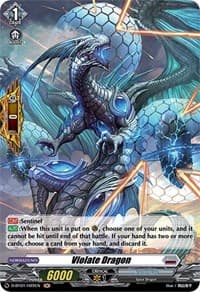 Violate Dragon (Holo) - D-BT01: Genesis of the Five Greats - Cardfight Vanguard card