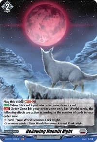 Hollowing Moonlit Night (Holo) - D-BT01: Genesis of the Five Greats - Cardfight Vanguard card