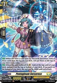 Pentagleam Sorceress (Holo) - D-BT01: Genesis of the Five Greats - Cardfight Vanguard card