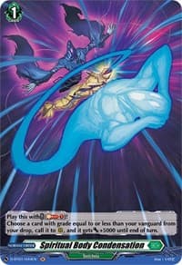 Spiritual Body Condensation (Holo) - D-BT01: Genesis of the Five Greats - Cardfight Vanguard card