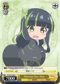 Maxing Out, May - BOFURI: I Don't Want to Get Hurt, so I'll Max Out My Defense - Weiss Schwarz card