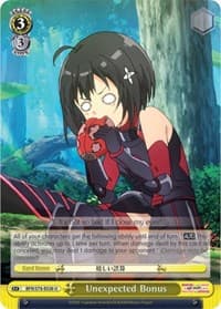 Unexpected Bonus - BOFURI: I Don't Want to Get Hurt, so I'll Max Out My Defense - Weiss Schwarz card
