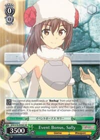 Event Bonus, Sally (SR) - BOFURI: I Don't Want to Get Hurt, so I'll Max Out My Defense - Weiss Schwarz card