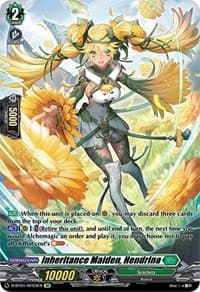 Inheritance Maiden, Hendrina (SP) - D-BT01: Genesis of the Five Greats - Cardfight Vanguard card