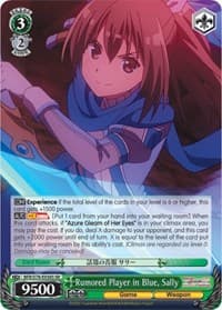 Rumored Player in Blue, Sally (SR) - BOFURI: I Don't Want to Get Hurt, so I'll Max Out My Defense - Weiss Schwarz card