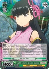 Multi-Colored Bloom, Kasumi - BOFURI: I Don't Want to Get Hurt, so I'll Max Out My Defense - Weiss Schwarz card