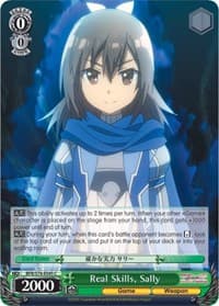 Real Skills, Sally - BOFURI: I Don't Want to Get Hurt, so I'll Max Out My Defense - Weiss Schwarz card