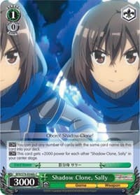 Shadow Clone, Sally (B) - BOFURI: I Don't Want to Get Hurt, so I'll Max Out My Defense - Weiss Schwarz card
