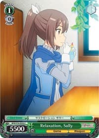 Relaxation, Sally - BOFURI: I Don't Want to Get Hurt, so I'll Max Out My Defense - Weiss Schwarz card