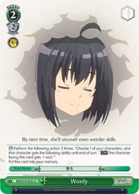 Wooly - BOFURI: I Don't Want to Get Hurt, so I'll Max Out My Defense - Weiss Schwarz card