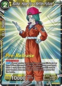 Bulma, Hope for a Better Future - Supreme Rivalry Pre-Release Cards - Dragon Ball Super: Masters card