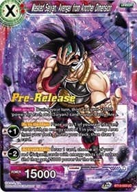 Masked Saiyan, Avenger from Another Dimension - Supreme Rivalry Pre-Release Cards - Dragon Ball Super: Masters card