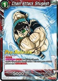 Chain Attack Shugesh - Supreme Rivalry Pre-Release Cards - Dragon Ball Super: Masters card