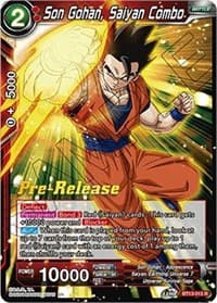 Son Gohan, Saiyan Combo - Supreme Rivalry Pre-Release Cards - Dragon Ball Super: Masters card
