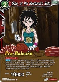 Gine, at Her Husband's Side - Supreme Rivalry Pre-Release Cards - Dragon Ball Super: Masters card