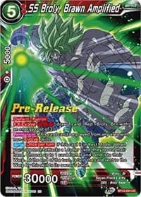 SS Broly, Brawn Amplified - Supreme Rivalry Pre-Release Cards - Dragon Ball Super: Masters card