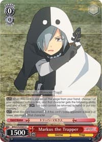 Markus the Trapper - BOFURI: I Don't Want to Get Hurt, so I'll Max Out My Defense - Weiss Schwarz card