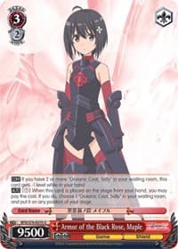 Armor of the Black Rose, Maple - BOFURI: I Don't Want to Get Hurt, so I'll Max Out My Defense - Weiss Schwarz card