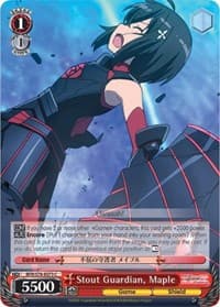 Stout Guardian, Maple - BOFURI: I Don't Want to Get Hurt, so I'll Max Out My Defense - Weiss Schwarz card