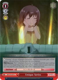 Unique Series - BOFURI: I Don't Want to Get Hurt, so I'll Max Out My Defense - Weiss Schwarz card