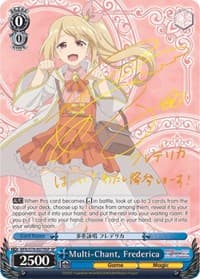 Multi-Chant, Frederica (SP) - BOFURI: I Don't Want to Get Hurt, so I'll Max Out My Defense - Weiss Schwarz card