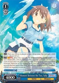 Moment Between the Two, Sally (SR) - BOFURI: I Don't Want to Get Hurt, so I'll Max Out My Defense - Weiss Schwarz card
