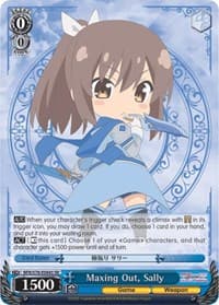 Maxing Out, Sally (SR) - BOFURI: I Don't Want to Get Hurt, so I'll Max Out My Defense - Weiss Schwarz card