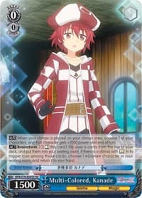 Multi-Colored, Kanade (SR) - BOFURI: I Don't Want to Get Hurt, so I'll Max Out My Defense - Weiss Schwarz card